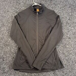 SHAPE Sportswear Black Full Zip Jacket Athletic Track Jacket Womens Size L